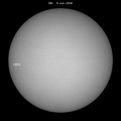 Sunspot regions