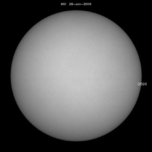 Sunspot regions