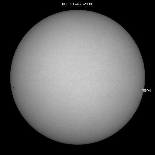 Sunspot regions