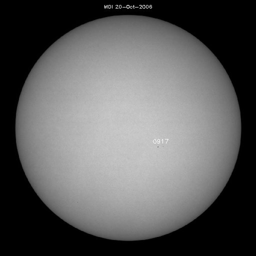 Sunspot regions