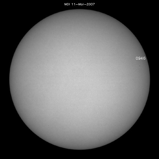 Sunspot regions