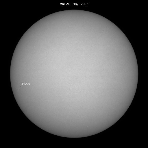 Sunspot regions