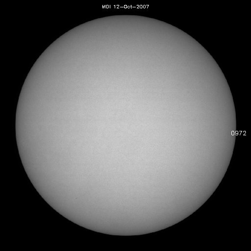 Sunspot regions