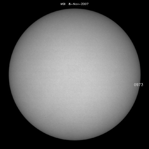 Sunspot regions