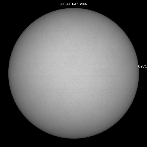 Sunspot regions