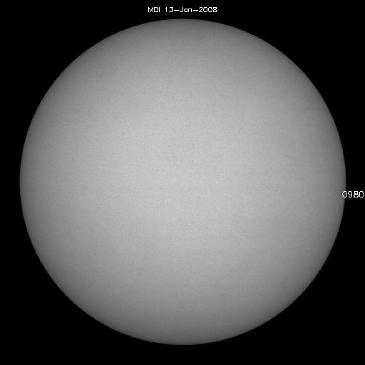 Sunspot regions