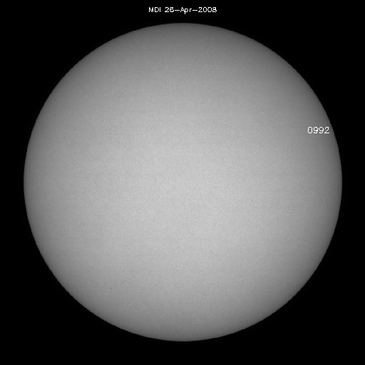 Sunspot regions