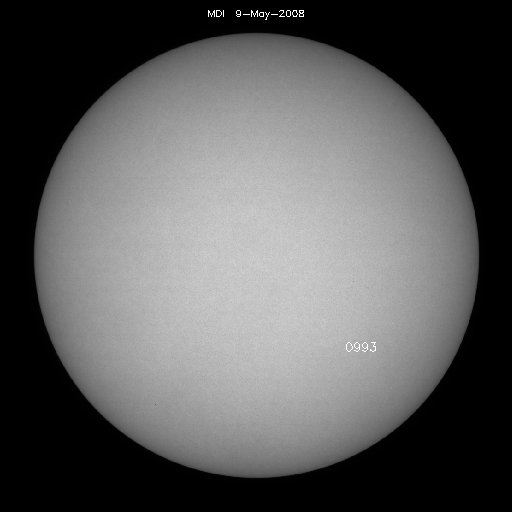 Sunspot regions