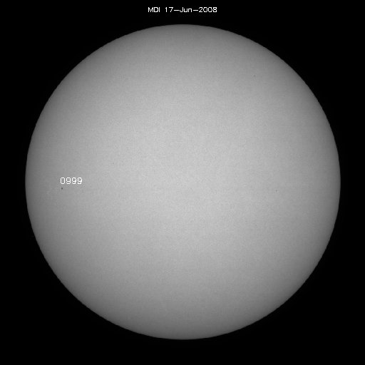 Sunspot regions