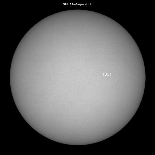 Sunspot regions