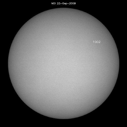 Sunspot regions