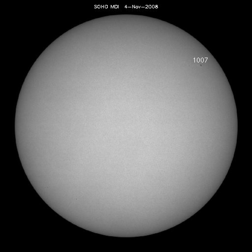 Sunspot regions