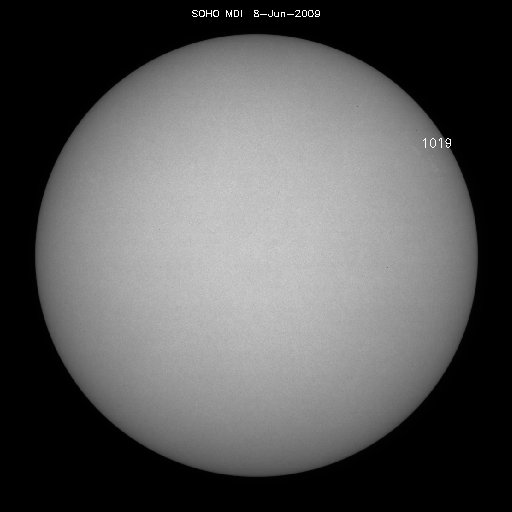 Sunspot regions