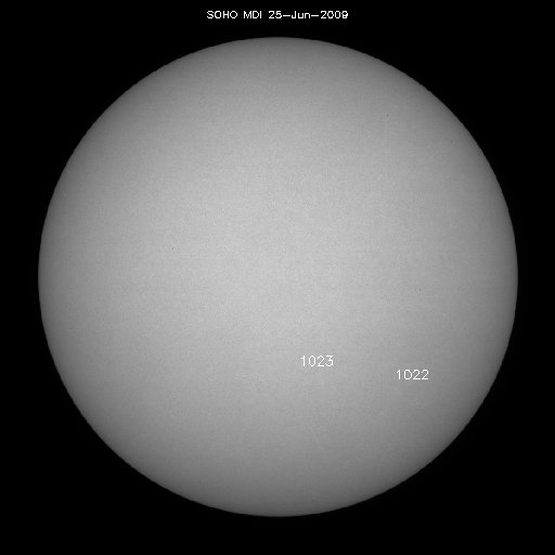 Sunspot regions