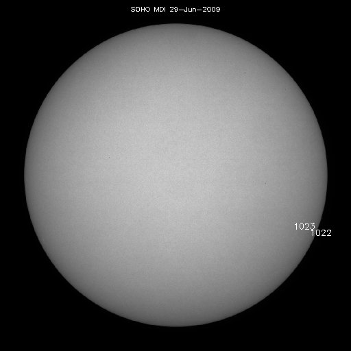 Sunspot regions