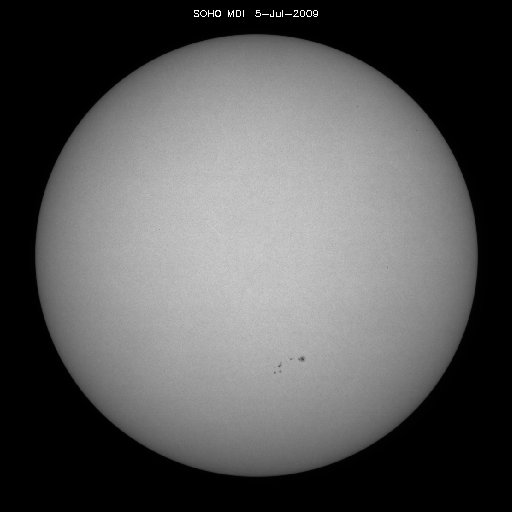 Sunspot regions