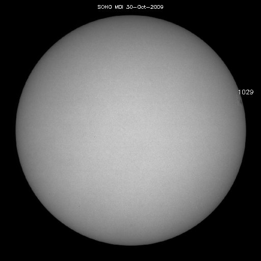 Sunspot regions