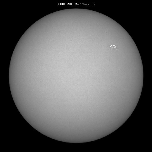 Sunspot regions