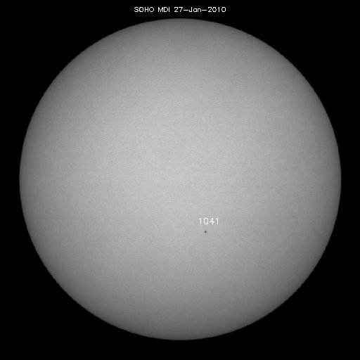 Sunspot regions