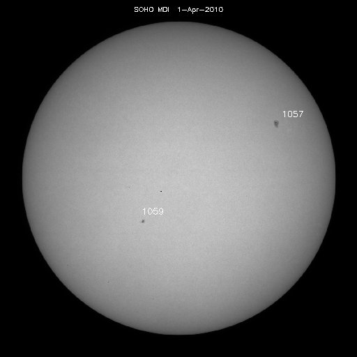 Sunspot regions