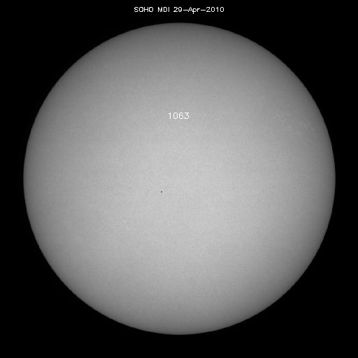 Sunspot regions