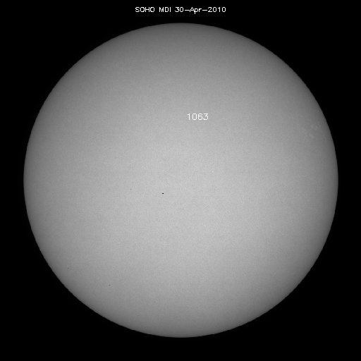 Sunspot regions