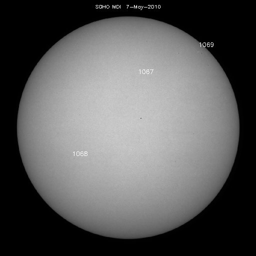 Sunspot regions