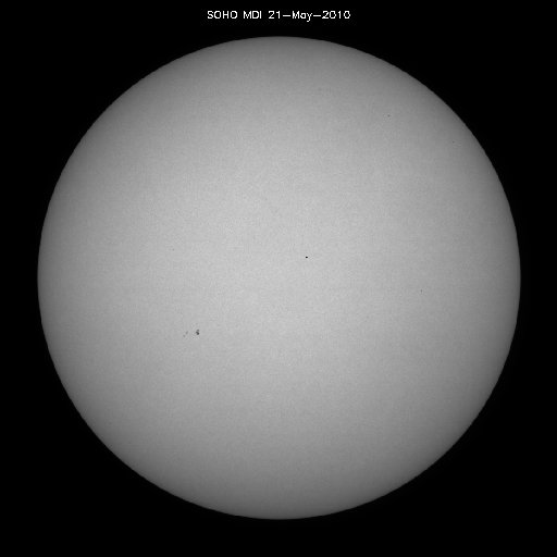 Sunspot regions