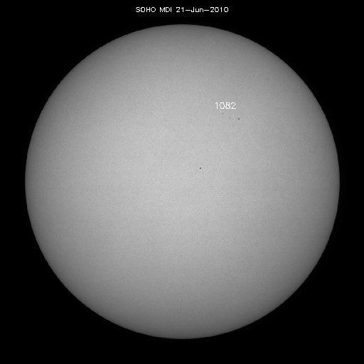 Sunspot regions