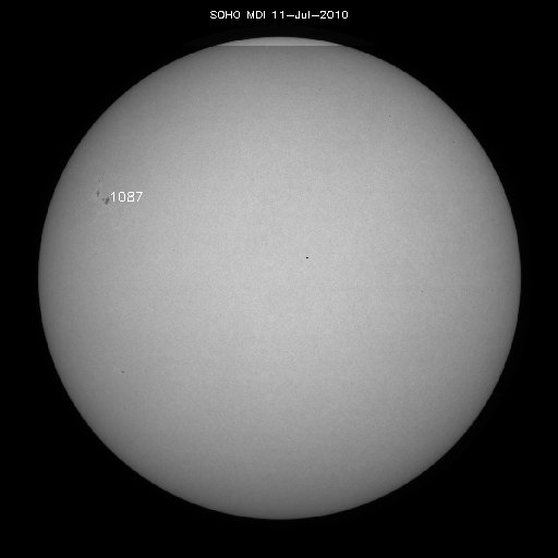 Sunspot regions