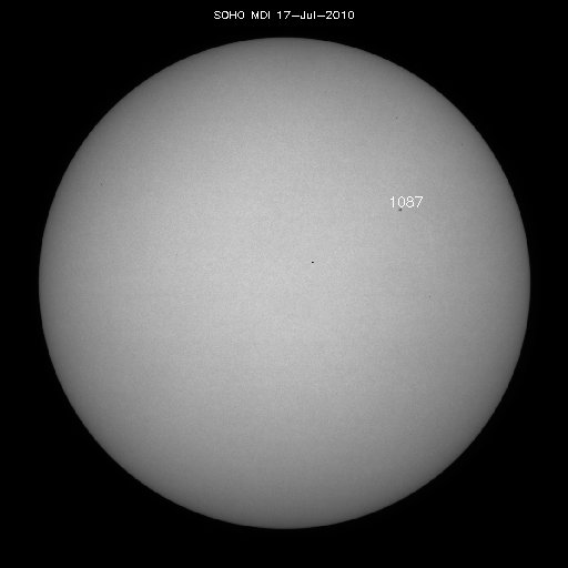 Sunspot regions