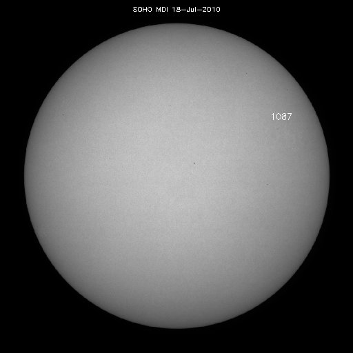 Sunspot regions