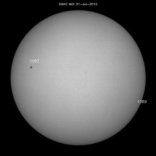 Sunspot regions