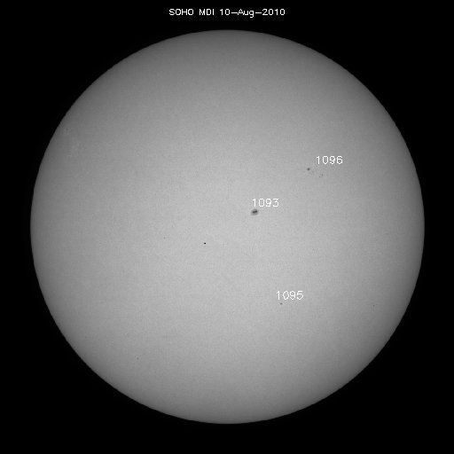 Sunspot regions