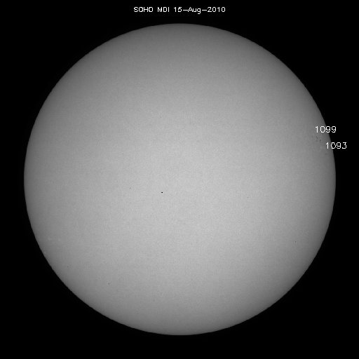 Sunspot regions