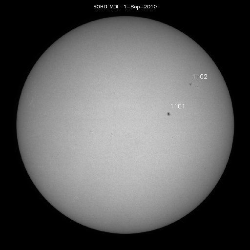 Sunspot regions