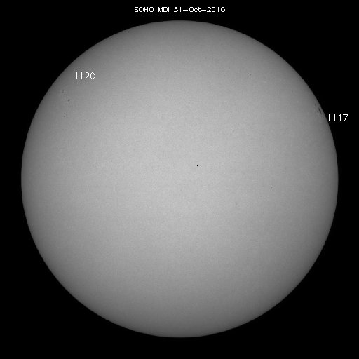 Sunspot regions