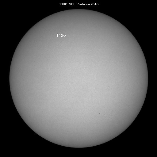 Sunspot regions