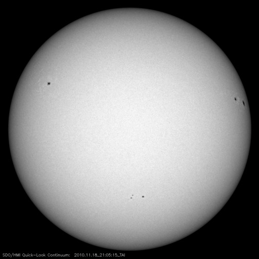 Sunspot regions