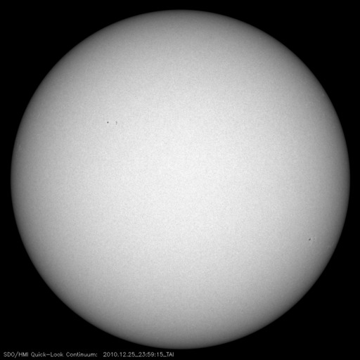 Sunspot regions