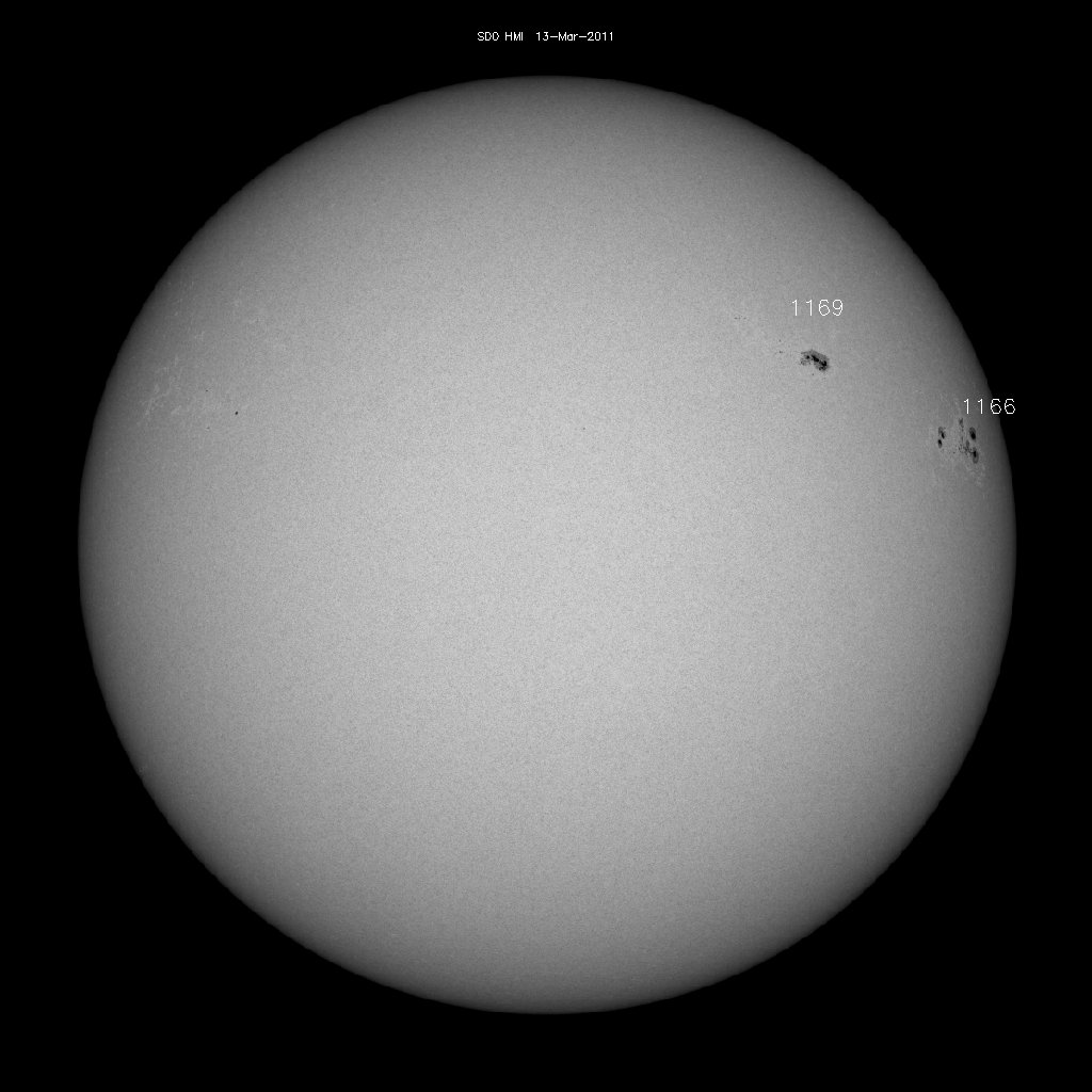 Sunspot regions