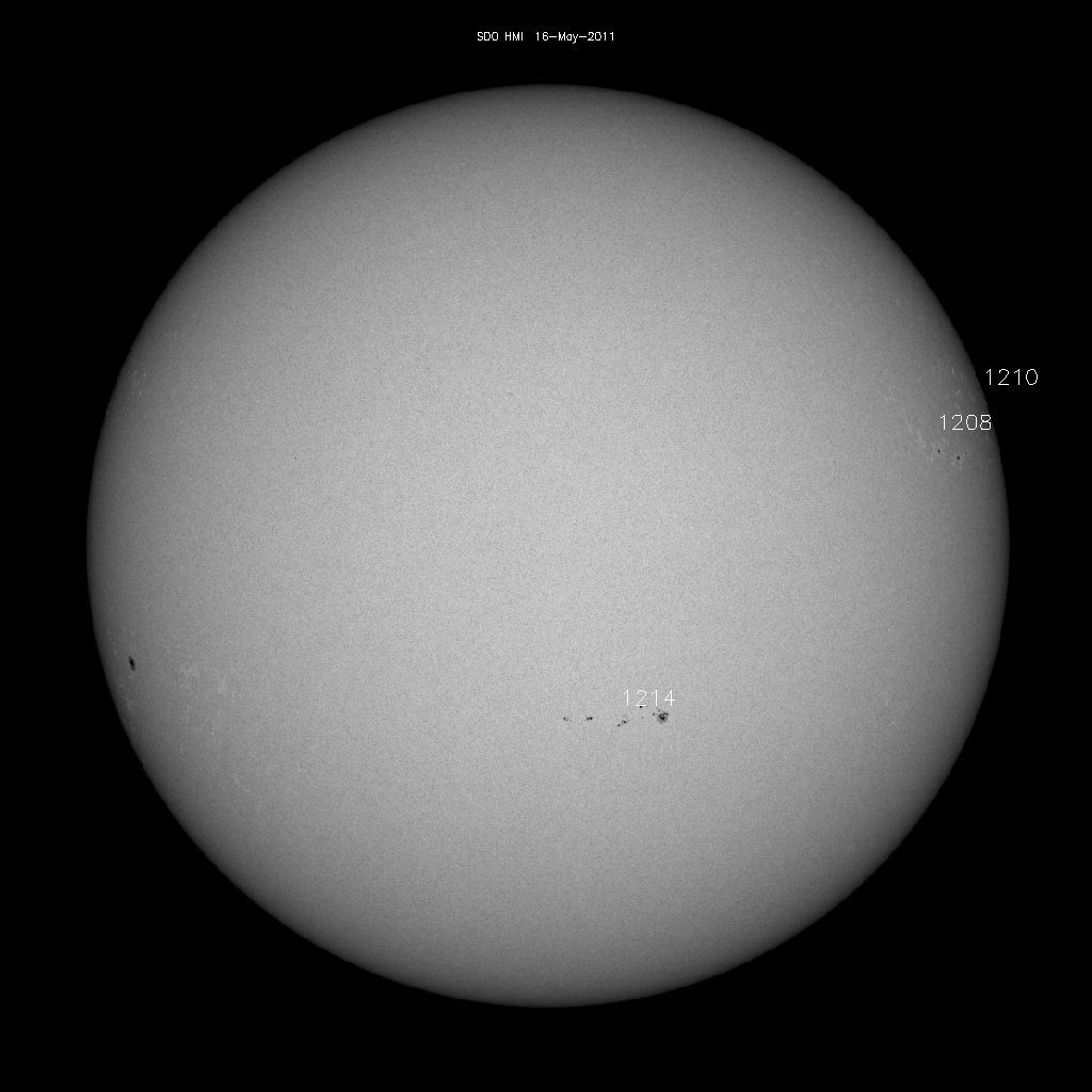 Sunspot regions