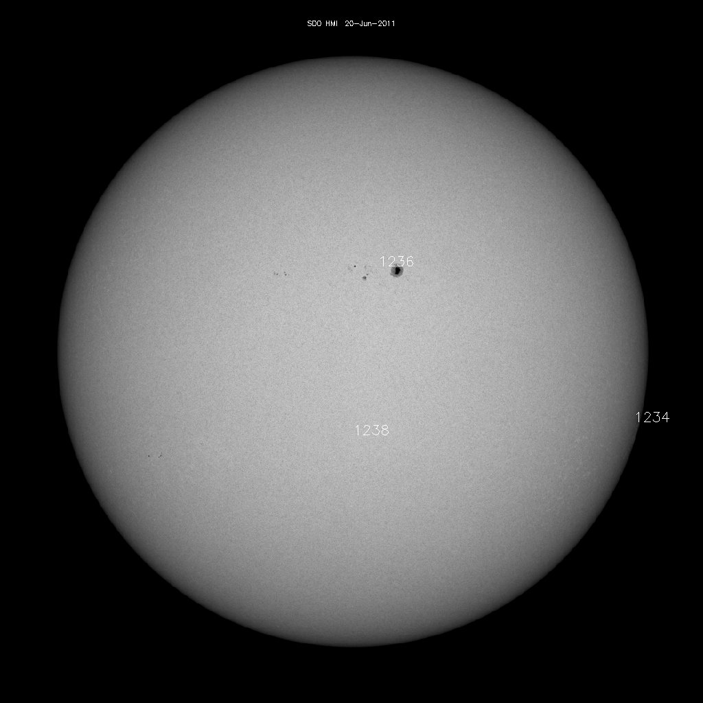 Sunspot regions