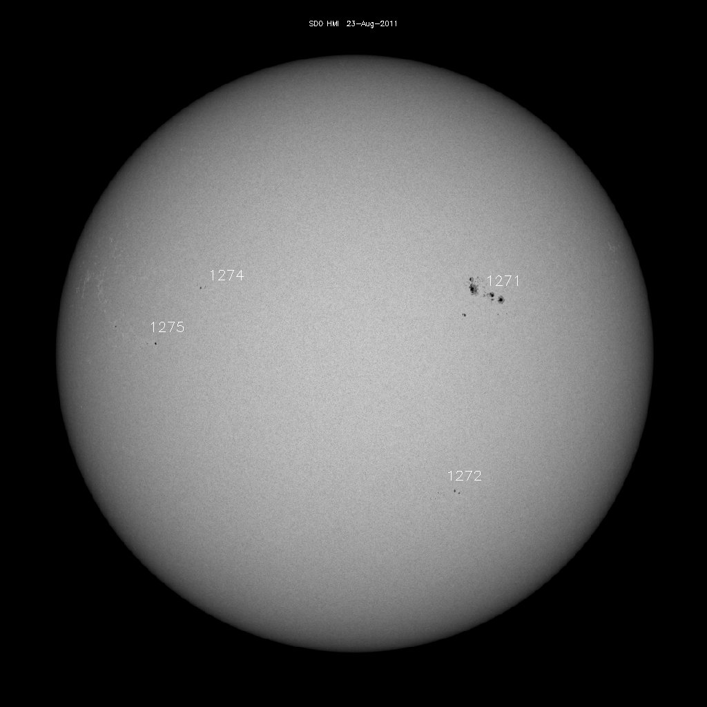 Sunspot regions