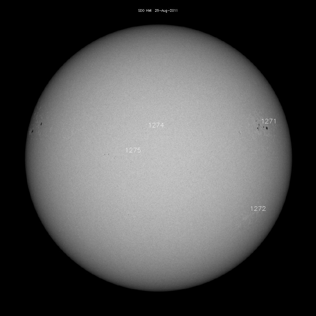 Sunspot regions