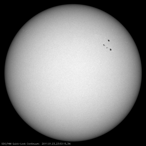 Sunspot regions