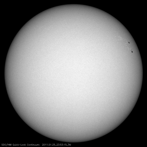 Sunspot regions