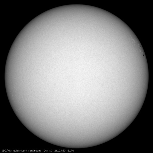 Sunspot regions