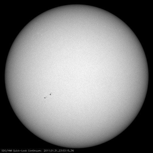 Sunspot regions