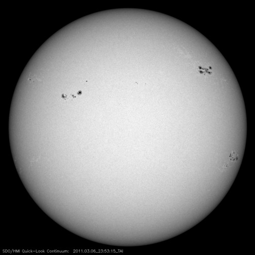 Sunspot regions